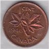 Image 2 : 1946 Canada ICCS Graded Small One Cent Coin - MS-63, Red & Brown