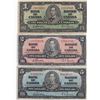 Image 1 : 1937 Bank of Canada $1, $2 & $5 Bank Notes