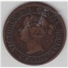 Image 2 : 1859 Canada ICCS Graded Large One Cent Coin - F-12; Narrow 9, Rotated Dies