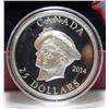 Image 1 : 2014 Canada $25 Fine Silver Coin - 75th Anniversary of the First Royal Visit - By RCM - NO TAX
