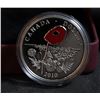 Image 1 : 2010 Canada Limited Edition Proof Silver Dollar - Poppy - By RCM