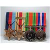 Image 2 : Canadian WWII War Medals - 1st Army - With Matching Mini Replica's