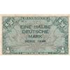 Image 2 : 1948 German Federal Republic Bank Notes - 1/2 Mark, 1 Mark & 2 Marks