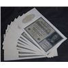 Image 1 : 9 Consecutive 1922 Germany 10000 Mark Bank Notes - Vampire Bill - UNC