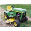 Image 1 : John Deere 312 Garden Tractor and Attachments (Mower and Tiller)