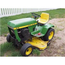 John deere 312 garden tractor for sale 2025