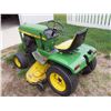 Image 3 : John Deere 312 Garden Tractor and Attachments (Mower and Tiller)