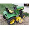 Image 4 : John Deere 312 Garden Tractor and Attachments (Mower and Tiller)