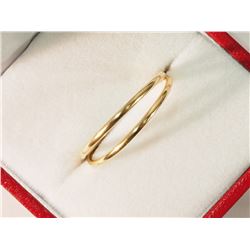 #8-14K GOLD HOOP EARRINGS (APPROX. 0.53G)