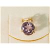 Image 1 : #12-10K GOLD AMETHYST PENDANT