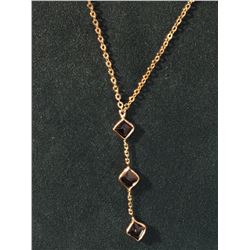 #40-14K GOLD BLACK DIAMOND(1.60CT) PENDANT