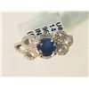 Image 1 : #45-14K GOLD SAPPHIRE(1.35CT) RING