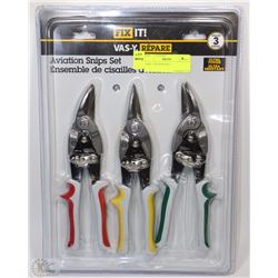 NEW 3 TIN SNIPS SET
