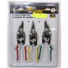 Image 1 : NEW 3 TIN SNIPS SET
