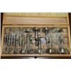Image 1 : WOODEN CASE WITH 16PC FORSTNER SET BRAND NEW