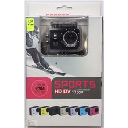 NEW HD DV SPORTS CAM WITH 1.5" LCD SCREEN