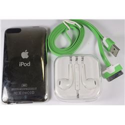 8GB IPOD TOUCH WITH NEW EARBUD HEAPHONES WITH