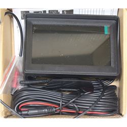 NEW VEHICLE BACKUP DASH CAM WITH 3.5" X 4.3" LCD SCREEN