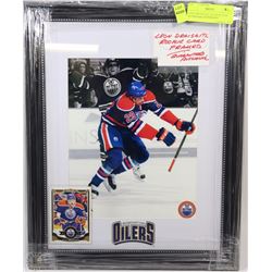 LEON DRAISAITL GUARANTEED AUTHENTIC FRAMED
