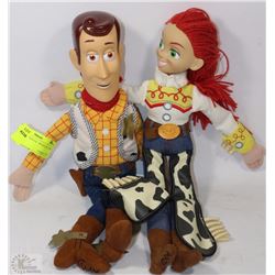 TOY STORY DOLLS - WOODY & JESSE