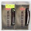 Image 1 : NEW PAIR OF SLEEMAN 1L BEER STEINS