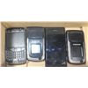 Image 1 : 4 CELL PHONES INCLUDING BLACKBERRY,SAMSUNG RUGBY