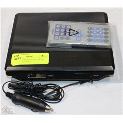 INSIGNIA PORTABLE TRAVELIING DVD PLAYER WITH 7"