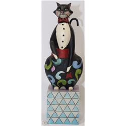 "ALFRED" TUXEDO CAT FIGURINE