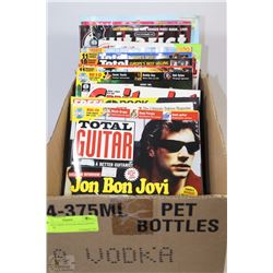 BOX W/17 NEW GUITAR MAGAZINES EACH W/