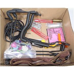 BOX OF GUITAR ACCESSORIES - STAGE GUITAR
