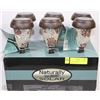 Image 1 : LOT OF 6 SOLAR MULTI COLOR  CRACKLE LIGHTS