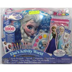 NEW DISNEYS FROZEN "ELSA" ACTIVITY WORLD SET
