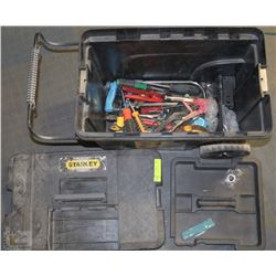 PULL CART STANLEY TOOLBOX WITH CONTENTS