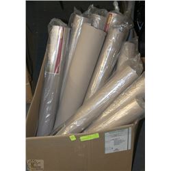 12 ROLLS COMMERCIAL WALLPAPER -VANECIA BEIGE