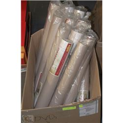 12 ROLLS COMMERCIAL WALLPAPER -VANECIA BEIGE