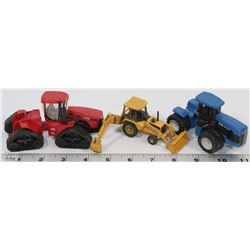 3 ERTL TRACTORS