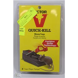 LOT OF 2 VICTOR QUICK KILL MOUSETRAPS