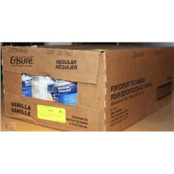 FLAT WITH 24-235mL BOTTLES OF VANILLA ENSURE