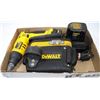 Image 1 : DEWALT 12V CORDLESS DRYWALL SCREW DRILL WITH TWO