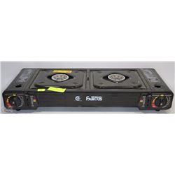 WORLD FAMOUS 2 BURNER PROPANE STOVE