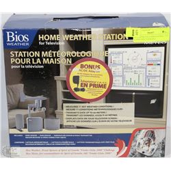BIOS HOME WEATHER STATION - T.V COMPUTER INTERFACE