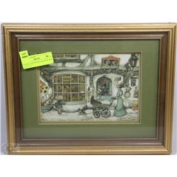 ESTATE ANTON PIECK SHADOW BOX 14" X 11.5"