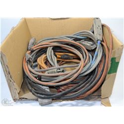 BOX WITH EXTENSION CORDS