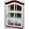 Image 1 : WOOD DISPLAY CABINET 18" X 12"