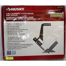 HUSKY 2-IN-1 FLOORING L CLEAT NAILER & STAPLER