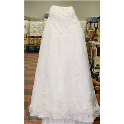 BEADED HALTER TOP WEDDING GOWN