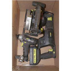 POWER IT KIT WITH 1 BATTERY AND NO CHARGER