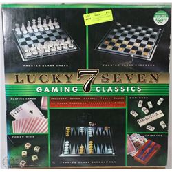 BRAND NEW LUCKY SEVEN GAMING CLASSICS INCLUDING