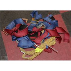 SAFETY HARNESS AND LANYARD