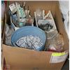 Image 1 : LARGE BOX NAILS SCREWS,FASTENERS 50 POUNDS